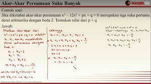 Check spelling or type a new query. Contoh Soal Dan Penyelesaian Akar Akar Persamaan Suku Banyak Youtube