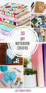 These Diy Notebook Covers Are Gorgeous And So Much Cheaper Than Buying One School Diy Diy Notebook Diy Notebook Cover