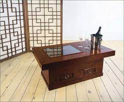 Adding legs would make this a great coffee or side table. Hibachi Coffee Table On Greentea Design