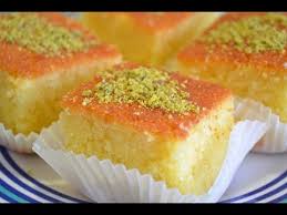 طريقة عمل كيكة البسبوسة المرسال
