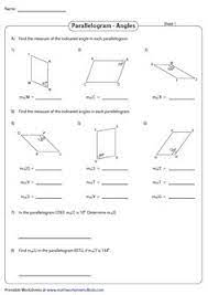 You can select different variables to customize these quadrilaterals and. 8 Parallelogram Worksheets Ideas Parallelogram Area And Perimeter Worksheets