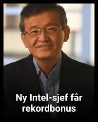 Intels nye toppsjef får over 66 millioner dollar i aksjeopsjoner og  tildelinger, i tillegg til én million dollar i lønn.