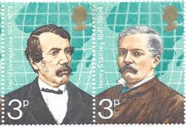 Henry Morton Stanley meets Dr Livingstone in Africa
