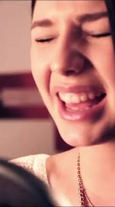 Girl Singing Cursive Chandelier