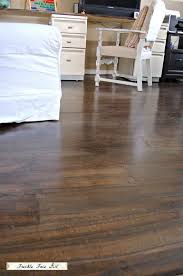 Remodelaholic Faux Wood Plank Floors Using Brown Paper Faux Wood Flooring Wood Plank Flooring Paper Flooring