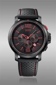 Black And Red Mens Watch Hugo Boss In Red Black Hugo Boss Watches Watches For Men Mens Watches Black