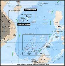 Includes color coded depths of the water and locations of. South China Sea China Is Building On The Paracels As Well The Diplomat