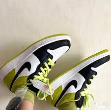 Air Jordan 1 Low Cyber Green Ck3022 003 Green Black White In 2020 Nike Casual Shoes Womens Fashion Shoes Sneakers Nike Sneakers Women