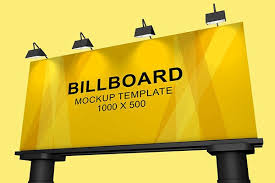 An elegant two piece pdf box packaging mockup to showcase your branding and graphic design. Billboard Banner Mockup Graphic By Patternhousepk Creative Fabrica