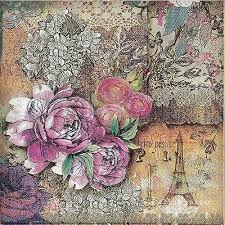 Assorted Floral Paper Napkins