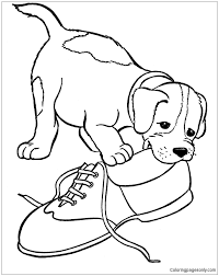 Cute doggies puppies cartoon or zentangle pugs. Cute Puppy 10 Coloring Pages Puppy Coloring Pages Free Printable Coloring Pages Online