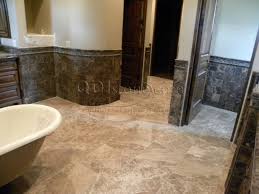 In stock at store today. Dark Emprador Marble Tile Qdi Surfaces