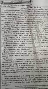 1 Apa Judul Teks Cerita Fiksi Di Atas 2 Sebutkan Tokoh Dalam Cerita Tersebut 3 Di Manakah Brainly Co Id