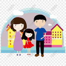 10 gambar ilustrasi anak broken home yang bikin galau. Kartun Keluarga Gembira Tiga Gambar Unduh Gratis Imej 649833136 Format Psd My Lovepik Com