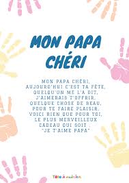 Poeme fete des peres 7 citations originales. Poeme Fete Des Peres Mon Papa Cheri
