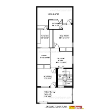 House Plan For 20 Feet By 50 Feet Plot Plot Size 111 Square Yards Gharexpert Com House Map New House Plans Town House Plans