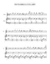 Print And Download In Pdf Or Midi Inuyasha S Lullaby Flute With Piano Accompaniment A Song Based On The Inuyasha Ani Song Notes Flute Sheet Music Piano Music The beauty of playing music is that it can help you express your sadness, and allow you to let it go. song notes flute sheet music piano music