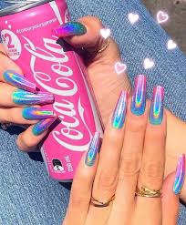 Chrome nails are becoming a manicure trend nowadays so it's time to know how to do chrome nails and take a look of the best cute nail ideas with metallic chrome powder such as gold chrome nails. 15 Chrome Nail Art Ideas Styles 2020