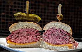 Brush the wet rub on the outside of the prime rib giving it an even coat. Prime Rib On A Soft Kaiser Horseradish Mayo Dijon Mustard And Cheddar Cheese Eatsandwiches