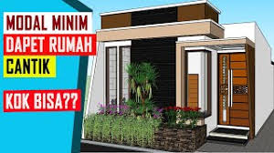 Bukan hanya simpel, namun juga pas untuk segala ukuran. Desain Rumah Minimalis 6 10 M 3 Kamar Tidur Cute766