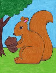 Select from 35870 printable coloring pages of cartoons, animals, nature, bible and many more. How To Draw A Squirrel Art Projects For Kids