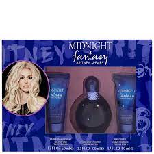 Notes britney spears midnight fantasy is chiefly a rich fruity and floral fragrance with its top notes of framboise, black cherry and plum. Britney Spears Midnight Fantasy Eau De Parfum Spray 100ml Geschenkset Geschenke Sets