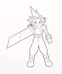 free final fantasy 7 coloring pages download png images cliparts on clipart library coloriage bibi et tina