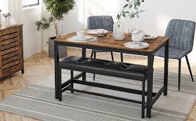 Ukutabs is part of the ukuworld network which also offers ukulele tips & guides, ukulele scales, chord charts, a ukulele tuner, a chord namer and much more! Amazon Com Vasagle Dining Table Bench Ottoman Bench With Pu Leather Padded Seat Steel Frame 42 5 X 12 8 X 18 9 Inches For Dining Room Living Room Hallway Bedroom Black Uktb034b81 Table Benches