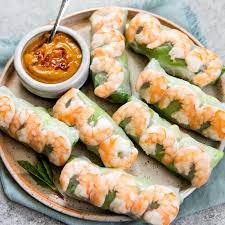 :) if you have any questions. Fresh Vietnamese Spring Rolls With Video With Dipping Sauce Healthy Nibbles