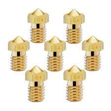 14 Pcs M6 3d Printer Nozzle 0 4mm Extruder Brass Nozzle Print Head Buy Online In Faroe Islands At Faroe Desertcart Com Productid 64592132