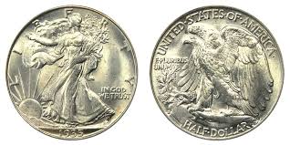 1935 s walking liberty half dollar coin value prices photos