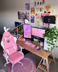 autofull on instagram autofull pink bunny show this chair is from xuxaaerie pink bunny chair is not only fo game room design gamer room decor gamer room