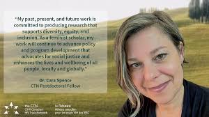 Postdoc Spotlight: Dr. Cara Spence