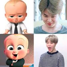 Bts Jimin S Love For The Boss Baby Has Not Only Taught Him English But Also Inspired Adorable Fan Art View Pics