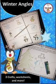 Classifying And Measuring Angles Winter Holiday Theme Winter Resources Winter Holidays Angle Activities