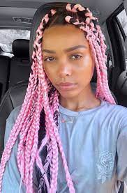 Pink Hair Haircolor Pinkhair Braids Box Braids Hairstyles Hair Styles Box Braids Styling