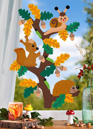 Herbstzweig In 2020 Basteln Herbst Basteln Herbst Fensterbild Basteln Mit Papier Herbst