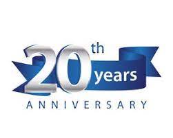 20 Years Anniversary Logo Blue Ribbon Anniversary Logo 40 Year Anniversary 10 Year Anniversary