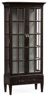 Buffets, sideboards and china cabinets are ideal for displaying and storing fine china, linens, or your favorite keepsakes. Tall Dark Ale Plank Glazed Display Cabinet Transitional China Cabinets And Hutches By Hedgeapple Houzz