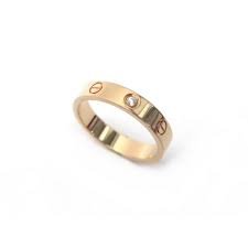 Bague Cartier Alliance Love 1 Diamant B4050700 T54 En