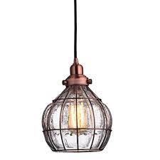 3 wire coming from the ceiling fan motor. Yobo Lighting Vintage Cracked Glass Rustic Wire Ceiling Pendant Light Red Antique Copper Walmart Com Walmart Com