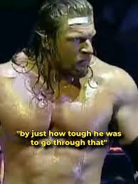 Triple H Torn Quad Chris Jericho