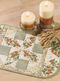 Found 1 thread(s) related to floral placemats hot pads. Quilting Autumn Floral View Quilted Candle Mat Pattern Candle Mats Patterns Quilted Candle Mats Placemats Patterns