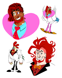 There's no I in dangerUS — Doodled Copperbeak and Steelbeak as humans