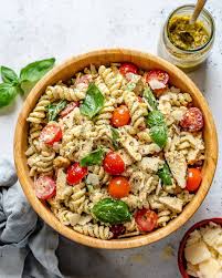 Creamy Chicken Pesto Pasta Salad Recipe Pesto Chicken Pasta Creamy Pesto Chicken Pasta Flavorful Pasta