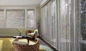 Also referred to as patio doors, glass sliding doors open up the living space to the. Window Treatments For Patio Sliding Glass Doors Hunter Douglas