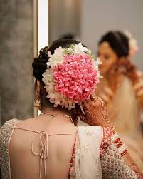 South indian bridal hair styling series: Bridal Floral Bun Hairstyles For Wedding Day K4 Fashion