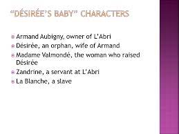 Fishbowl Desiree S Baby Ppt Video Online Download