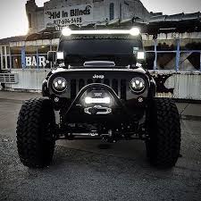 Jeep With Led Light Bars Jeep Led Lights Jeep Life Jeep Truck