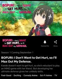 Netflix's anime collection is filled with a variety of classics and new hits, telling excellent stories and showcasing some of the sharpest animation in the whether you're a bona fide anime enthusiast or are new to the scene, here the best anime series on netflix sure to garner your interest and put you. Bofuri I Don T Want To Get Hurt So I Ll Max Out My Defense Releases On Netflix Next Month